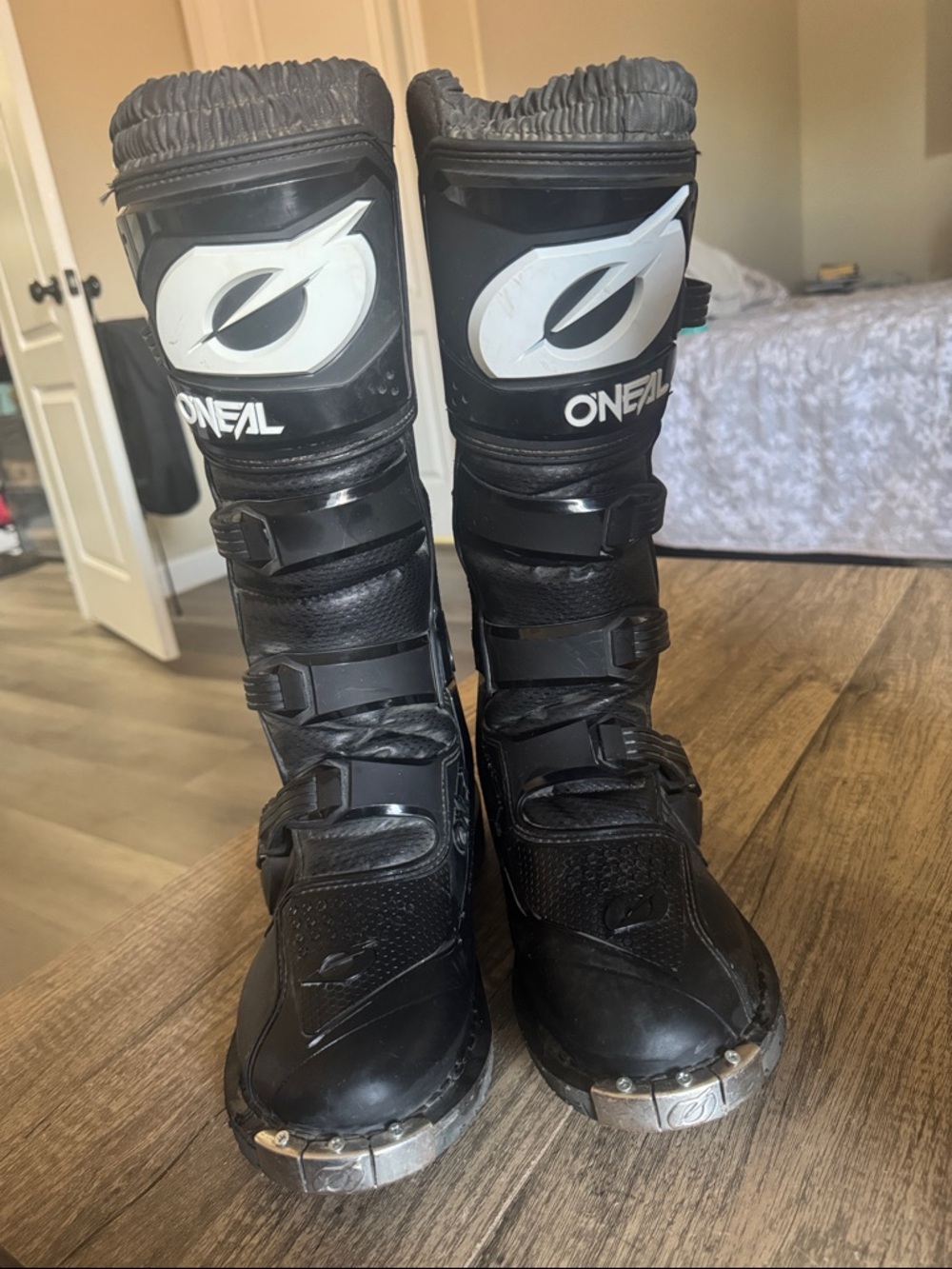 O'NEILL Black and White Men's Motocross Boots
